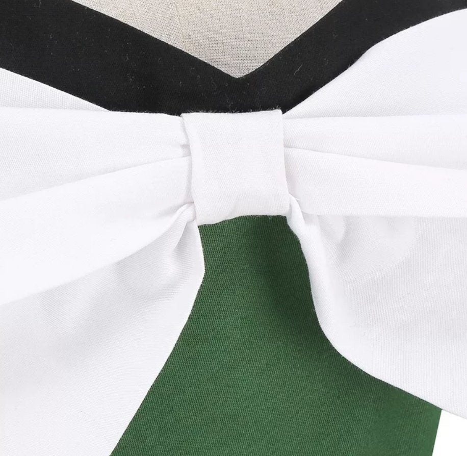 Vintage Zeremonienkleid Grün