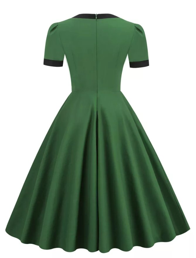 Vintage Zeremonienkleid Grün