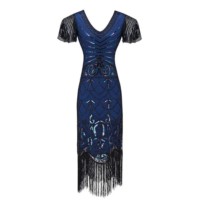 Charleston Vintage Kleid Blau