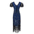 Charleston Vintage Kleid Blau