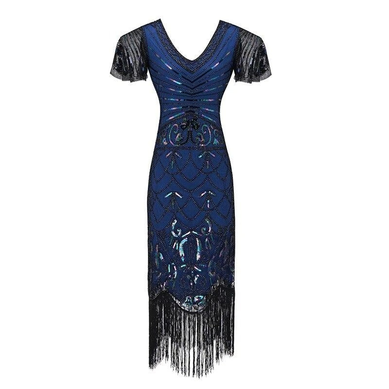 Charleston Blaues Vintage Kleid