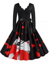 Katze Vintage Kleid