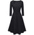 Schwarzes Kleid der 60er und 70er Jahre