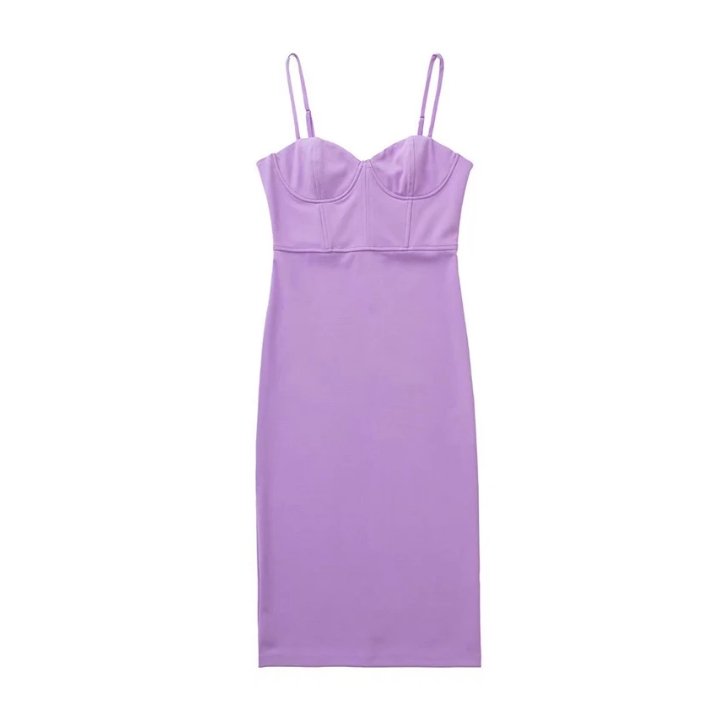 Vintage 40er Jahre Bleistiftkleid Lavendel
