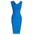 Blaues schickes Bleistift-Vintage-Kleid