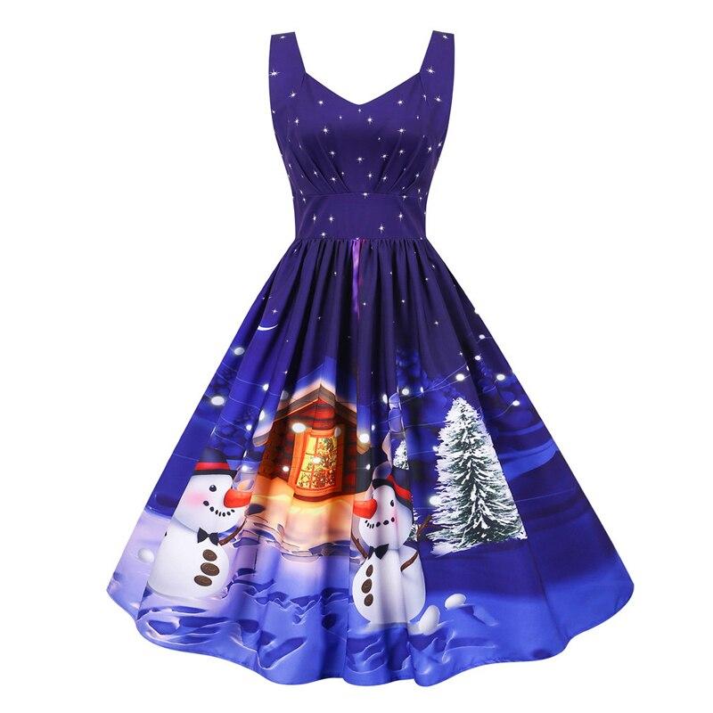 Vintage Chalet Weihnachtskleid