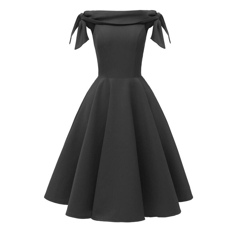 Vintage Schwarzes Abendkleid