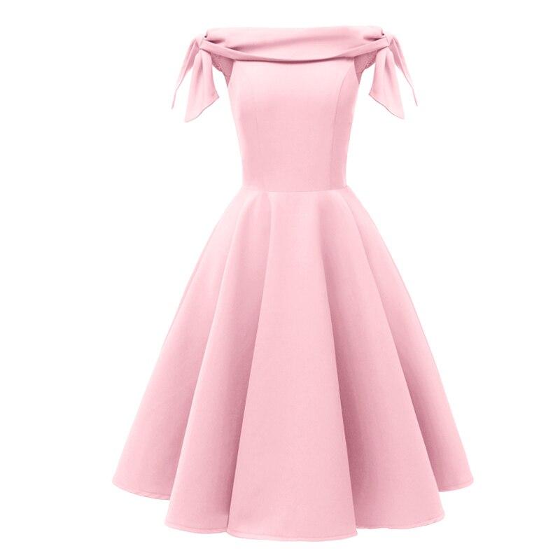 Vintage Rosa Abendkleid