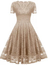 Vintage Brautjungfernkleid Beige