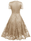 Vintage Brautjungfernkleid Beige