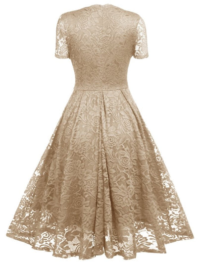 Vintage Brautjungfernkleid Beige