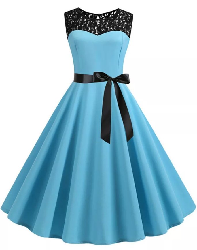 Pastellfarbenes Brautjungfern-Vintage-Kleid