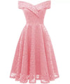 Rosa Brautjungfern Vintage Kleid