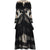 Langärmliges Spitzen-Vintage-Kleid