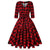 Rotes Vintage-Kleid aus Schottland