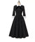 Formales Vintage-Herbstkleid