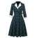 Vintage Pelzkleid Grün