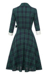 Vintage Pelzkleid Grün