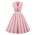 Rosa Plus Size Froufrou Vintage Kleid