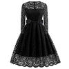 Vintage Schwarzes Galakleid