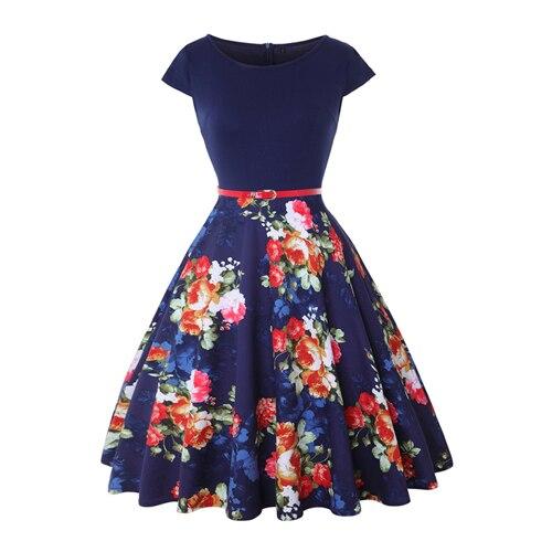 50er-Jahre-Kleid in Übergröße