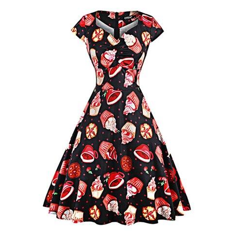 Cupcake Plus Size Vintage Kleid