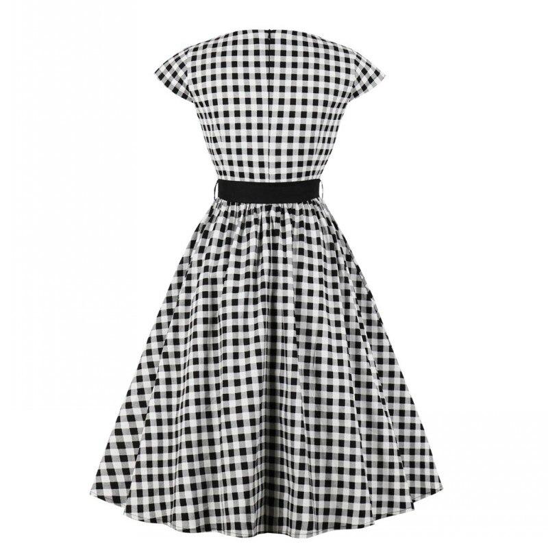 Gingham-Kleid aus den 1960er Jahren
