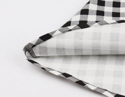 Gingham-Kleid aus den 1960er Jahren