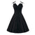 1950er-Jahre-Kleid, trägerlos, schulterfrei
