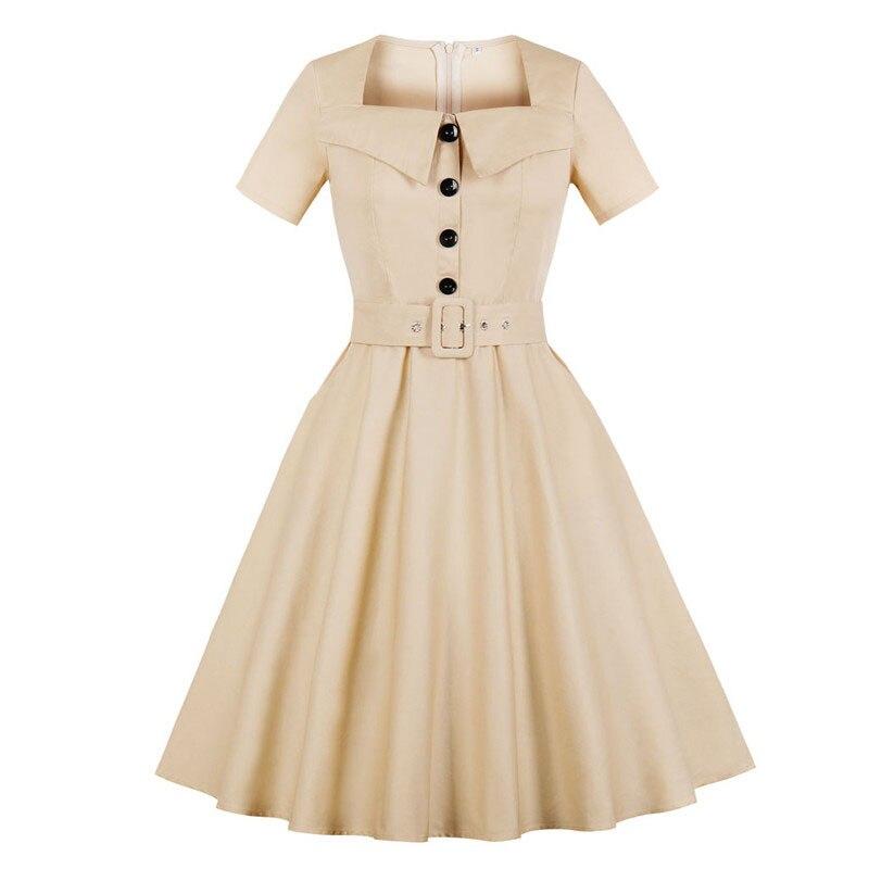 Audrey Hepburn 60er Jahre Kleid Beige