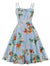 Gänseblümchen Natur Plus Size Vintage Kleid