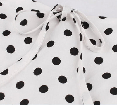 Weißes Rockabilly-Vintage-Kleid in Übergröße