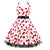 Cherry Rockabilly Plus Size Vintage Kleid