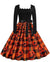 Rockabilly-Halloween-Vintage-Kleid in Übergröße