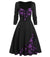 Lila Plus Size Sexy Vintage Kleid