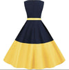 60er Jahre Gelbes Kleid