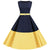 60er Jahre Gelbes Kleid