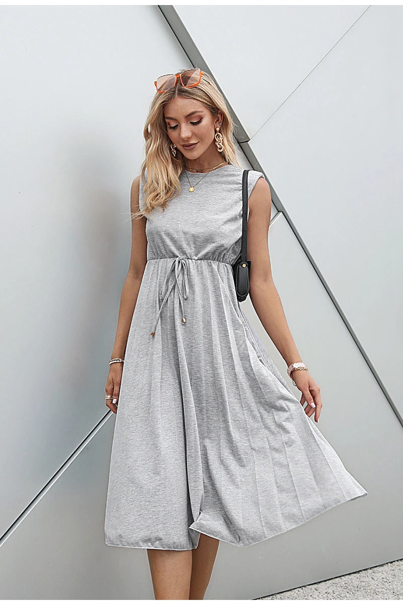 Graues Vintage-Kleid