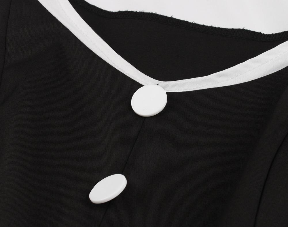 Hepburn Vintage Kleid Schwarz