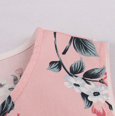 Hepburn Pink Vintage Kleid