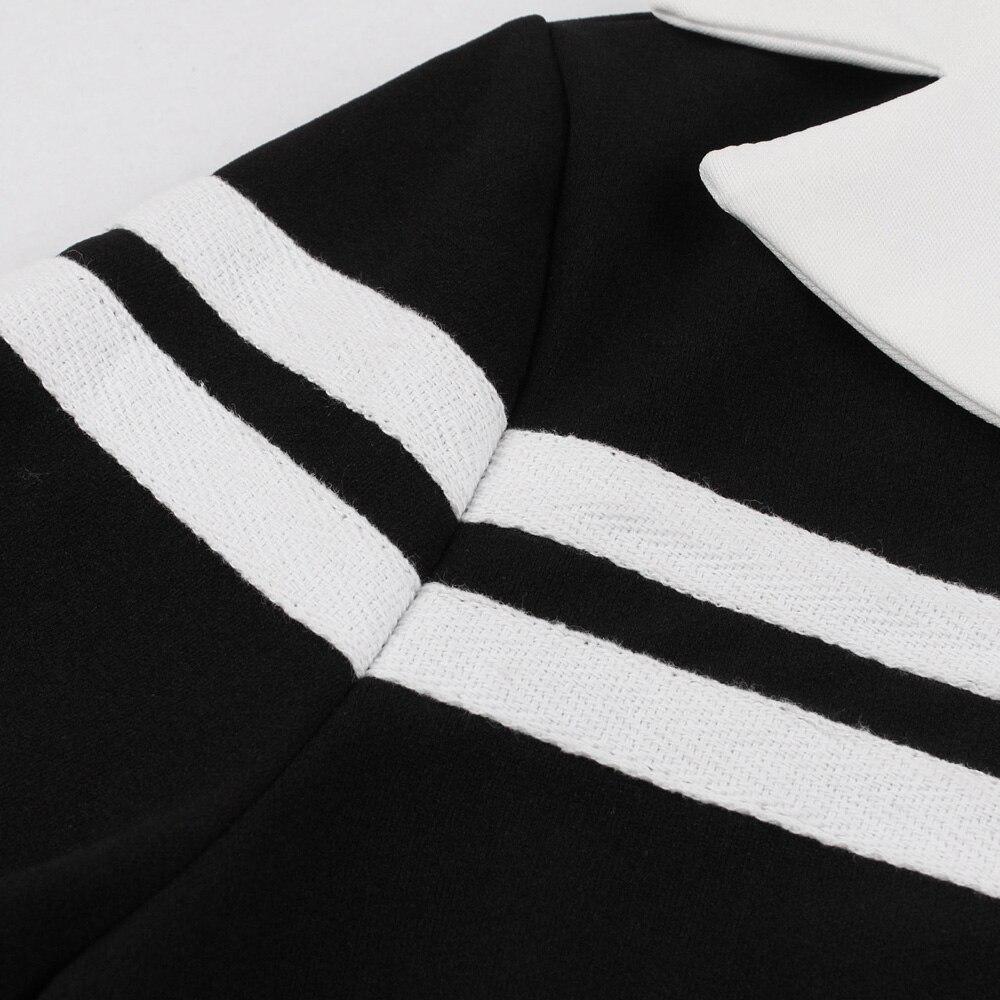 Winter Vintage Kleid Schwarz