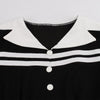 Winter Vintage Kleid Schwarz