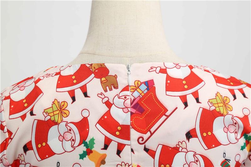 60er Jahre Weihnachtskleid