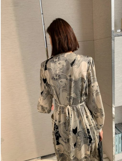 Vintage graues Hochzeitsgastkleid