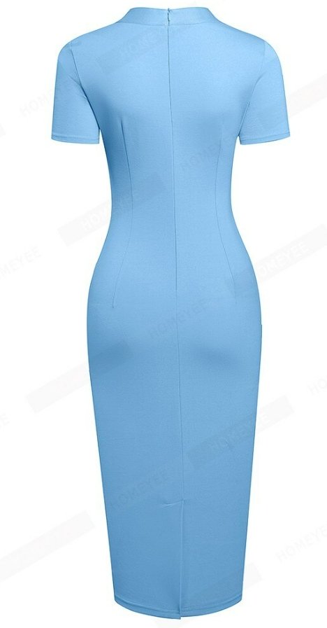 Blaues Vintage-Kleid