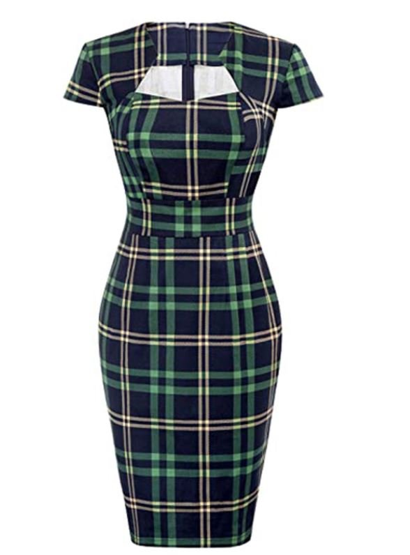 Day Vintage Kleid Grün