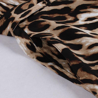 Vintage Leopardenkleid
