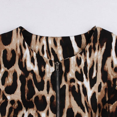 Vintage Leopardenkleid