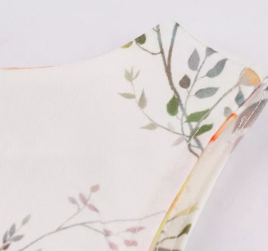 Weißes langes Vintage-Kleid im Stil der 50er Jahre