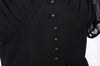 Vintage 50er Jahre Schwarzes Langes Kleid